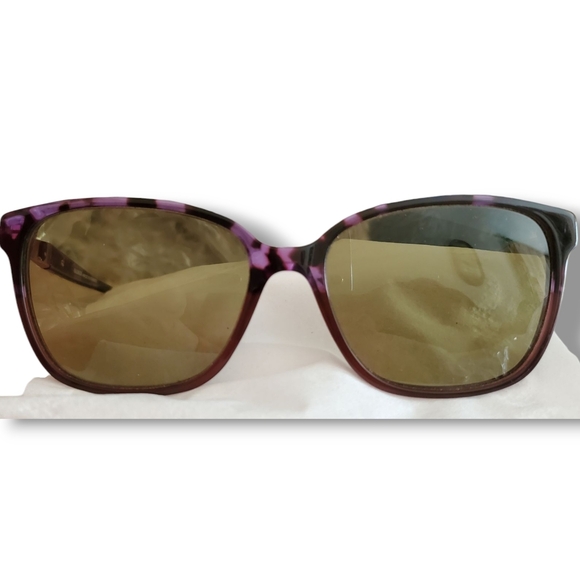 Balmain BL1053 03 Women's PURPLE TORTOISE Frame Sunglasse Eyeglass Gold Accents - Picture 3 of 11
